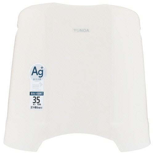 ﾕﾉｱ 風呂いす 35cm ﾎﾜｲﾄ 1個