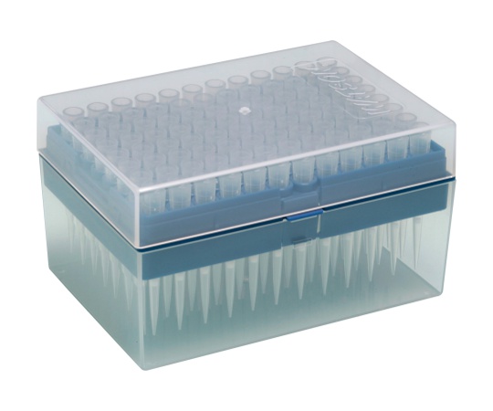 20μL フィルターチップ システムラック（PP） 滅菌 1箱（96本×10ラック入）画像