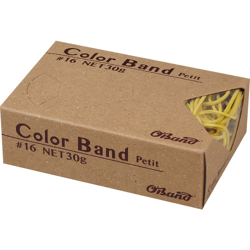 ｵｰﾊﾞﾝﾄﾞ ｶﾗｰﾊﾞﾝﾄﾞ ﾌﾟﾁ 30g箱 #16 ｲｴﾛｰ 1箱(190本)画像