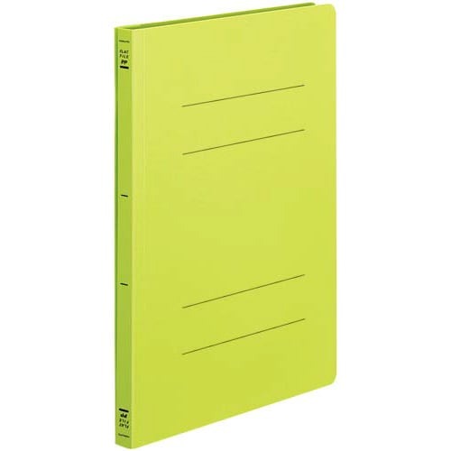 フラットファイル＜ＰＰ＞　Ａ４縦　黄緑　１０冊画像