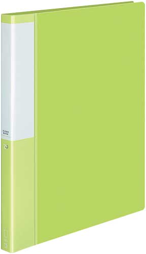 クリヤーＢポジティ替紙薄緑Ａ４縦背幅２７ｍｍ１０冊画像