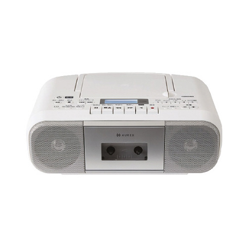 コンパクト形ＣＤラジオカセットレコーダー　シルバー画像