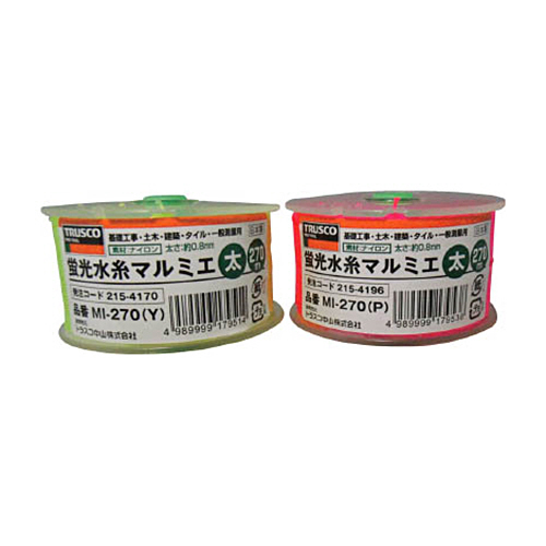 蛍光水糸ﾏﾙﾐｴ 細 ﾅｲﾛﾝ 500m ﾋﾟﾝｸ 1個画像