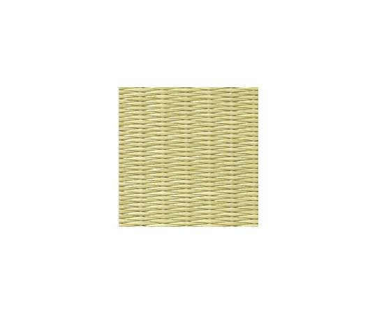 洗えるへりなし置き畳　60×60cm　グリーン 畳が横長に並べられた状態で、柔らかな質感と鮮やかな緑色が目を引く様子。