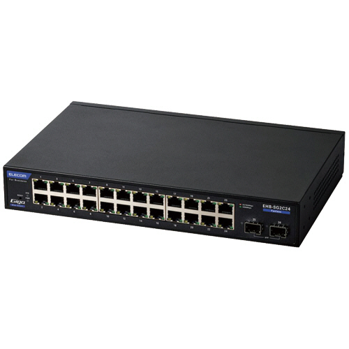 ﾚｲﾔｰ2 Giga対応 Webｽﾏｰﾄｽｲｯﾁ 24ﾎﾟｰﾄ 1台画像