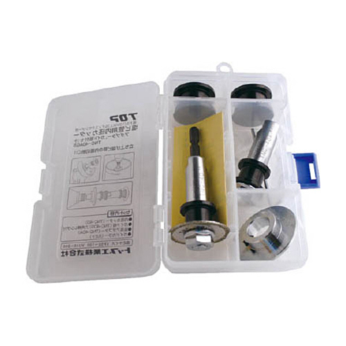 電動ﾄﾞﾘﾙ(充電ﾄﾞﾘﾙ12V以上) 塩ﾋﾞ管内径ｶｯﾀｰｾｯﾄ 1ｾｯﾄ画像