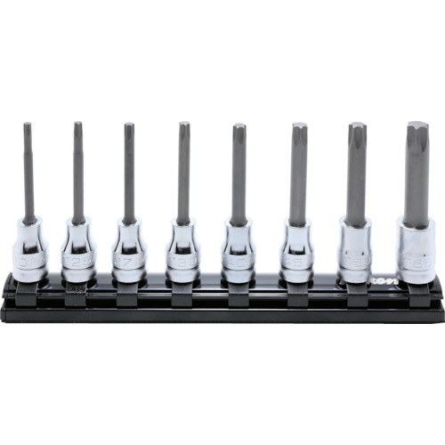 9.5mm差込 Z-EALﾄﾙｸｽﾋﾞｯﾄｿｹｯﾄﾚｰﾙ 8点ｾｯﾄ 1ｾｯﾄ画像