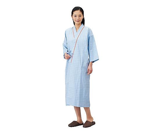 患者衣（男女兼用） 59-441 ブルーS画像