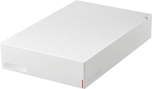 ＵＳＢ３．２対応外付けＨＤＤホワイト　４ＴＢ画像