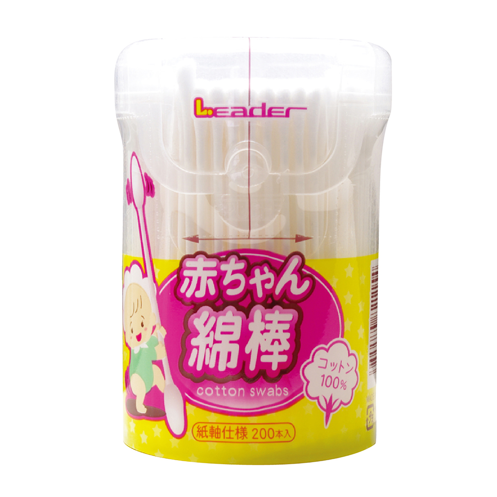 リーダー赤ちゃん綿棒 1個(200本入)画像