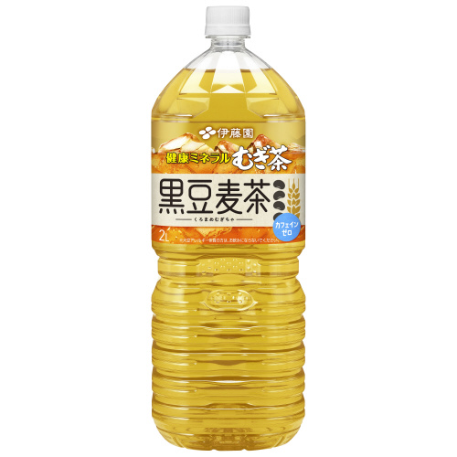 健康ミネラルむぎ茶　黒豆麦茶　２Ｌ　６本