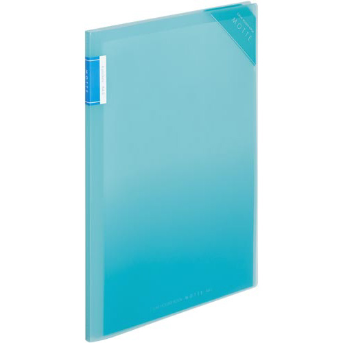 クリヤーホルダーブックモッテＡ４　水色６Ｐ　１０冊画像