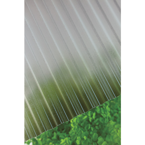 ﾎﾟﾘｶ波板 32波 6尺 850ﾌﾞﾛﾝｽﾞﾏｯﾄ 1枚画像