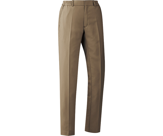 レディース秋冬作業服 帯電防止JIS適合 ベルデクセル 交織ストレッチ パンツ ブラウン 19号画像