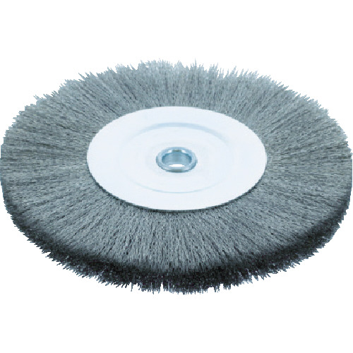 ﾎｲﾙﾌﾞﾗｼ Φ200×16mm穴 ｽﾃﾝﾚｽ線 線径0.3mm 1個画像