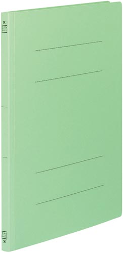 フラットファイルＶ樹脂とじ具　Ｂ４縦　緑　１０冊画像