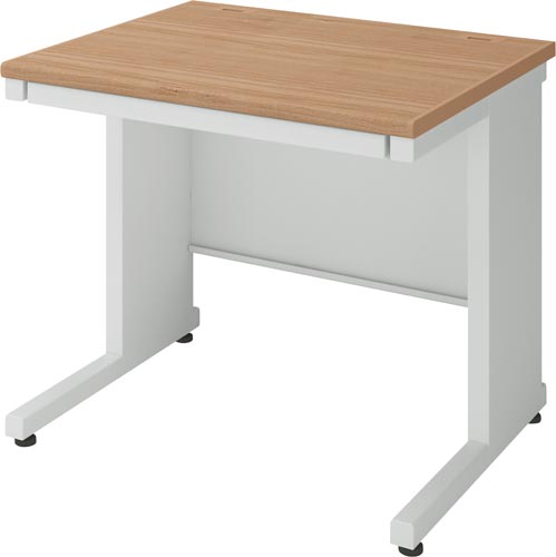 インベント平机奥行７００幅８００ラスティック脚ＷＨ画像