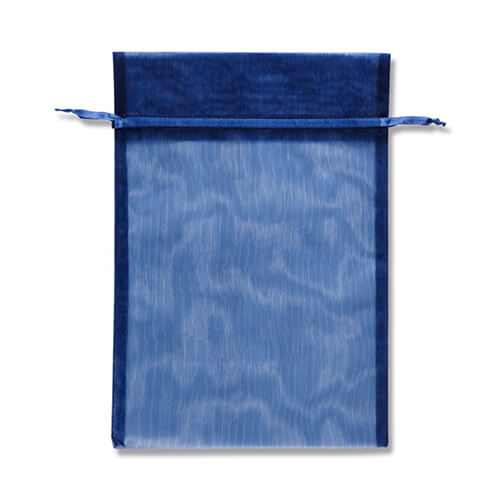 オーガンジーバッグ ＸＬ ネイビー １０枚画像