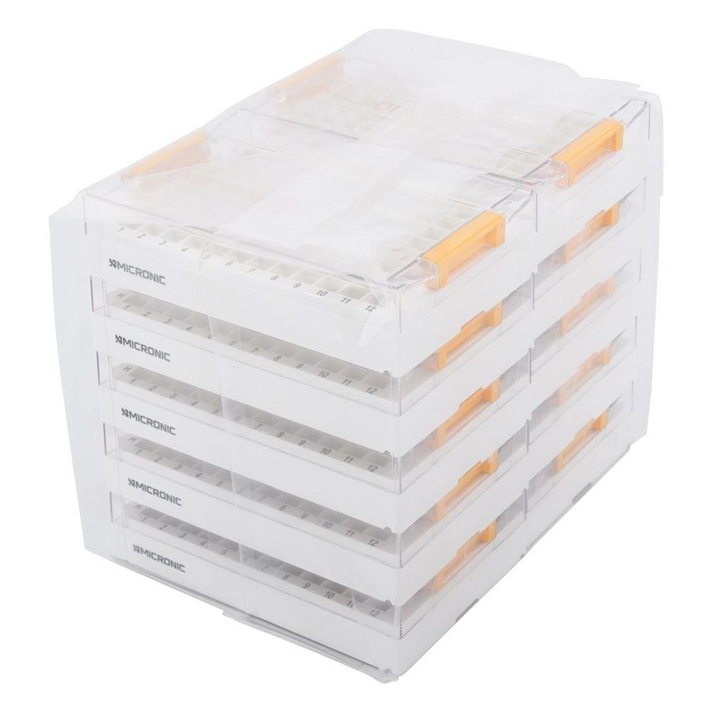 96well format用ラック Micronic96-2 low cover 1箱（10ラック入）画像