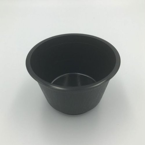 デザートカップ バイオ 茶碗蒸し GS-200 本体 クロ リスパック [バラ販売]画像