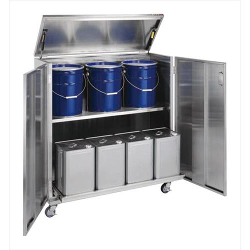 一斗缶保管庫（ＳＵＳ４３０タイプ・移動式）　ＳＵ４－ＩＴＫＢＲ