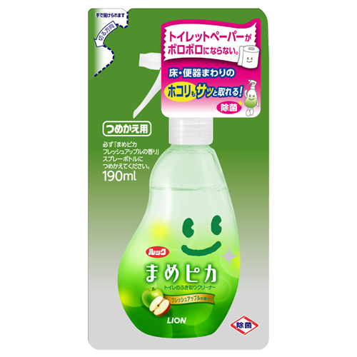 ﾙｯｸﾌﾟﾗｽ まめﾋﾟｶ ﾄｲﾚのふき取りｸﾘｰﾅｰ つめかえ用 190mL 1個画像