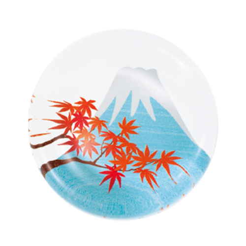 アクリル箸置き 紅葉富士画像