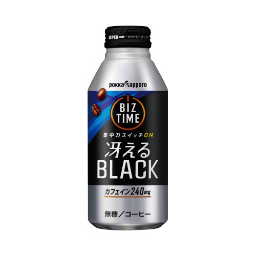 ビズタイム　ブラック３９０ｇ　２４本画像