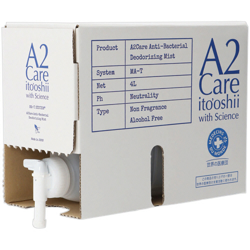 A2Care 除菌･消臭剤 詰め替え用 BOXﾀｲﾌﾟ 4L 1箱画像