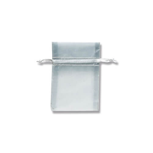 オーガンジーバッグ ＳＳ シルバー １０枚画像