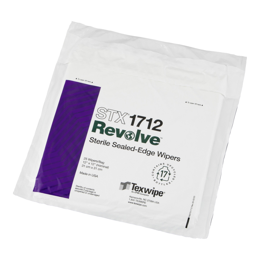 再生ポリエステルワイパー・リボルブ 300×300mm 滅菌済 100枚入