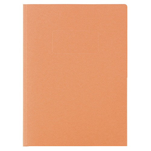 ｶﾗｰﾎﾟｹｯﾄﾎﾙﾀﾞｰ(紙製) 2つ折りﾀｲﾌﾟA4(見開きA3判) ｵﾚﾝｼﾞ 1冊画像