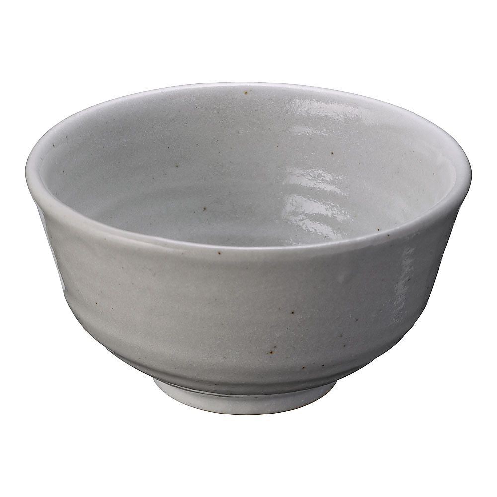 ナチュラルホワイト茶碗 大画像