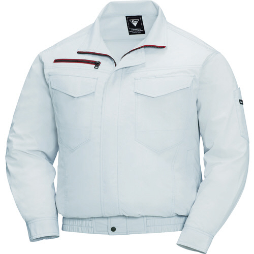 空調服 綿ﾎﾟﾘ混紡ﾍﾟﾝﾀｽ空調服 ｼﾙﾊﾞｰｸﾞﾚｰ S 1着画像