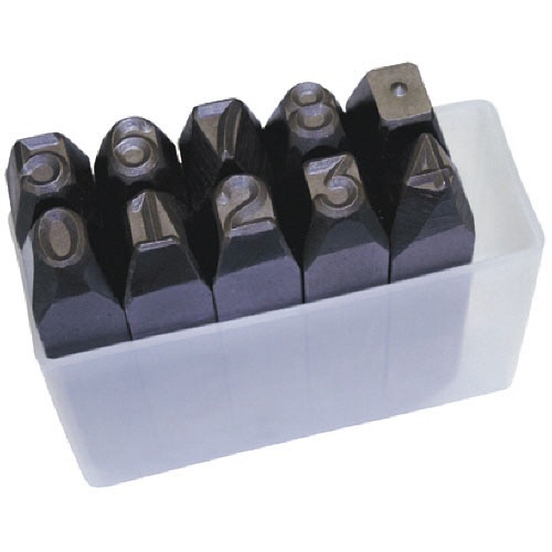 逆数字刻印セット 2.5mm 1セット(10本)