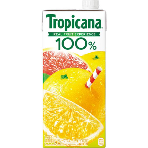 トロピカーナ　グレープフルーツ　１０００ｍｌ　６本