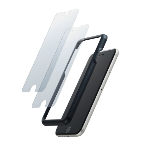 iPhoneSE第3世代　ガラスフィルム　2枚入り画像