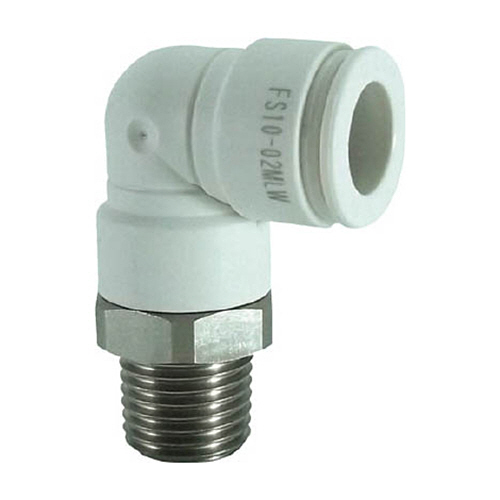 ﾀｯﾁｺﾈｸﾀｰﾌｧｲﾌﾞ ﾒｲﾙｴﾙﾎﾞ(ﾎﾜｲﾄﾎﾞﾃﾞｨｰ)10mm･R1/4 1個画像