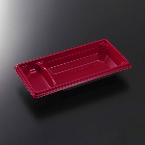 中央化学 CT 中皿 21-12S 赤-BK画像