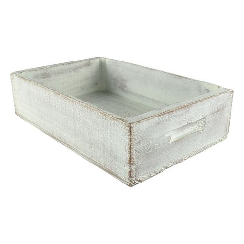 販売什器 ヴィンテージBOX 小 WH ホワイト パックスタイル画像