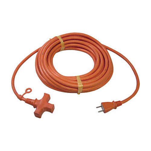 3個口 ｿﾌﾄﾀｲﾌﾟ延長ｺｰﾄﾞ 15A 10m ｵﾚﾝｼﾞ 1本画像