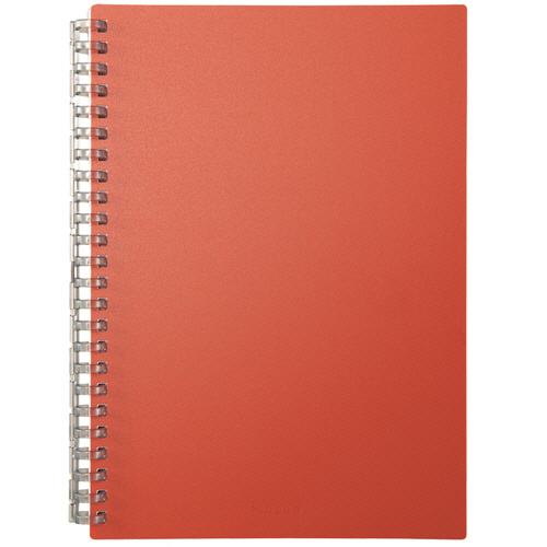 Mutual ｵｰﾌﾟﾝﾘﾝｸﾞﾉｰﾄ A5ﾀﾃ 24穴 5mm方眼罫 ﾘｰﾌ50枚付属 ﾃﾗｺｯﾀｵﾚﾝｼﾞ 1冊画像