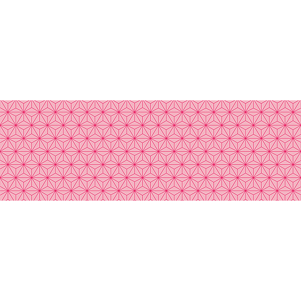 ラウンドシート 麻の葉（桃）画像