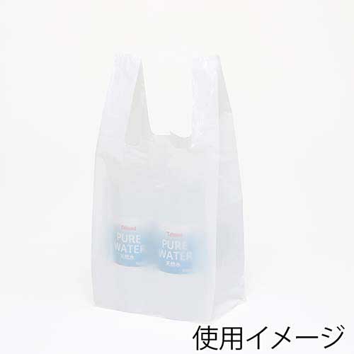 エンボス加工ありの便利なハンガータイプのレジ袋