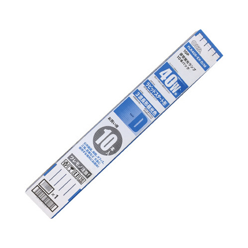 直管蛍光ランプ　ラピッド形３波長　４０Ｗ昼光１０本画像