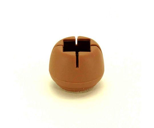 ワイドフェルトキャップ　角脚用　16-24mm　薄茶　4個入画像