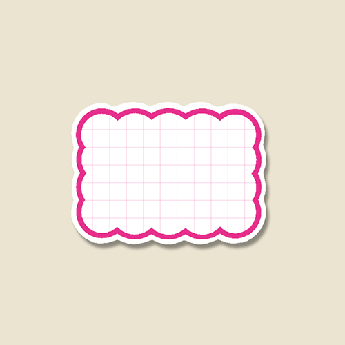 HEIKO 抜型カード 雲 M P 50枚画像