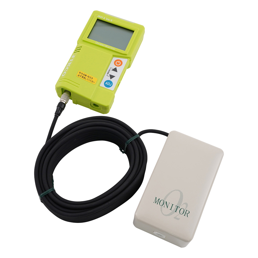 酸素モニター（自動大気補正機能付き） センサー分離・固定型画像