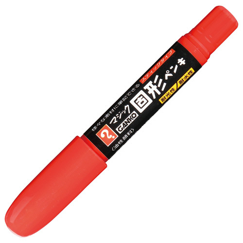 ﾏｼﾞｯｸ ｶﾞﾝｺ固形ﾍﾟﾝｷ 赤 1本画像