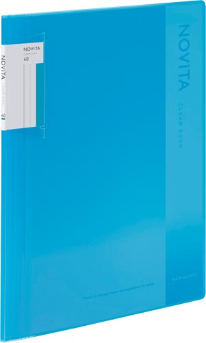 ノビータ固定式Ａ４縦４０枚ライトブルー×１０画像